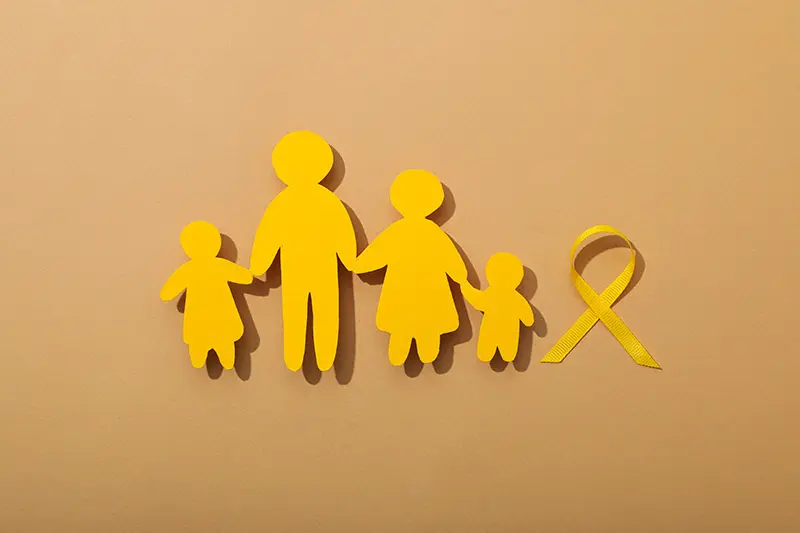 Figura de las familias con niños con cáncer (Foto: envato)